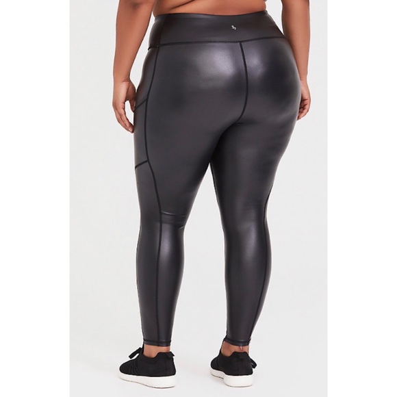 🆕 Torrid Black Coated Active Legging 4X 28 NWT - Picture 5 of 6